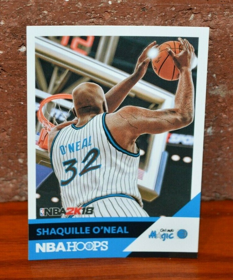 BASKETBALL CARD NBA HOOPS NBA 2K18 SHAQUILLE SHAQ O'NEAL ORLANDO