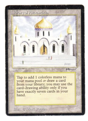 MTG Library of Alexandria English Arabian Nights EX/Good | eBay