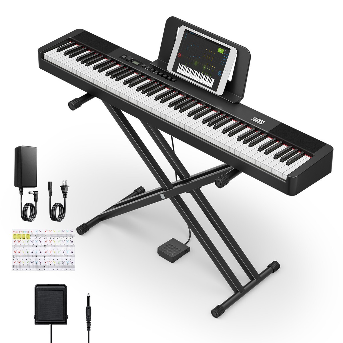 Donner DEP-20 88-Key Fully-Weighted Digital Piano with Sustain