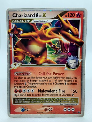Charizard G LV X DP45 Pokemon Holo Ultra Rare Black Star Promo | eBay