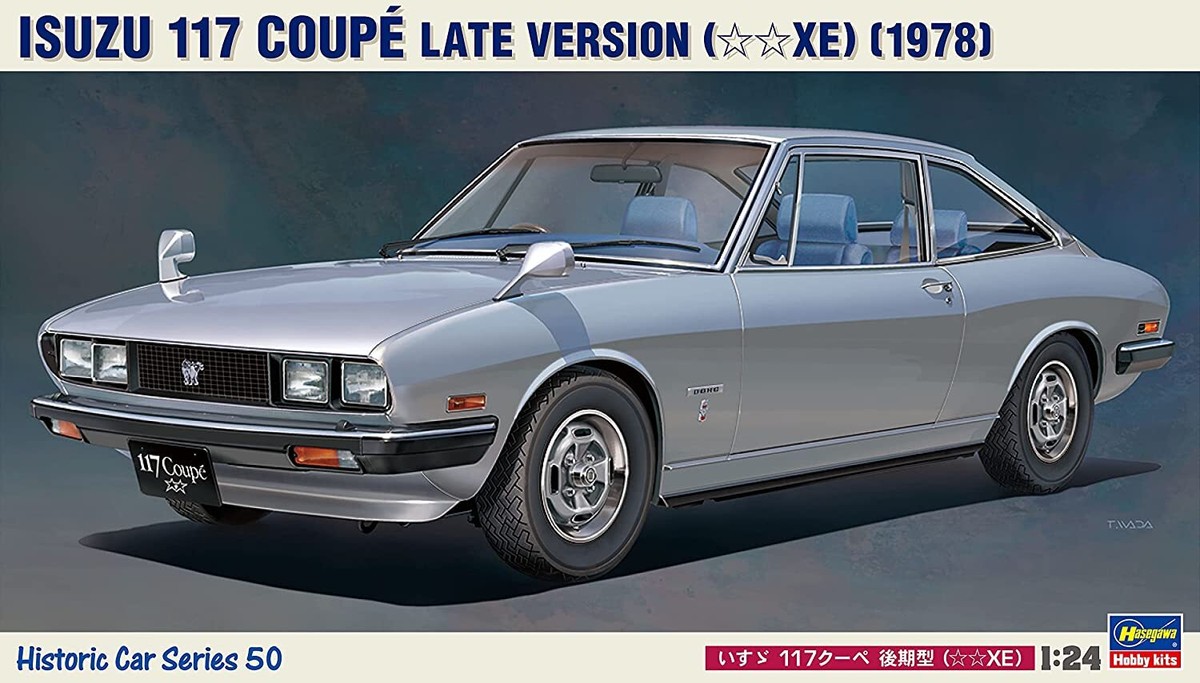 HASEGAWA 1/24 ISUZU 117 Coupe Late Ver. XE 1978 HC50 Plastic Model