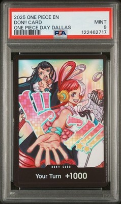 2025 One Piece Promos Don!! Card One Piece Day Dallas PSA 9 | eBay