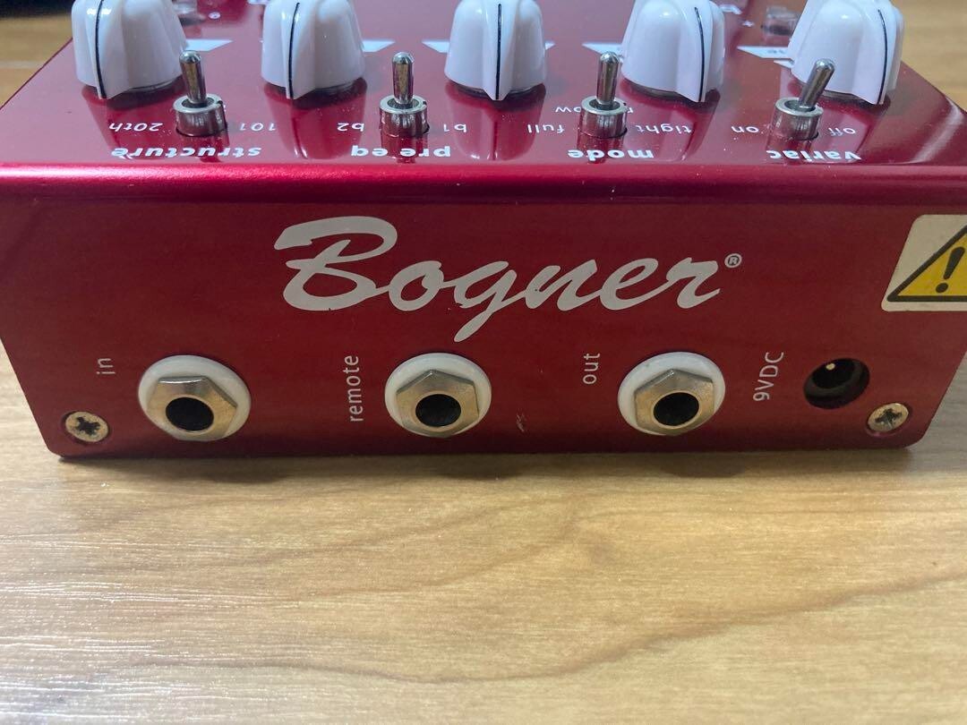 Bogner Ecstasy Red Mini Overdrive Pedal Good | eBay