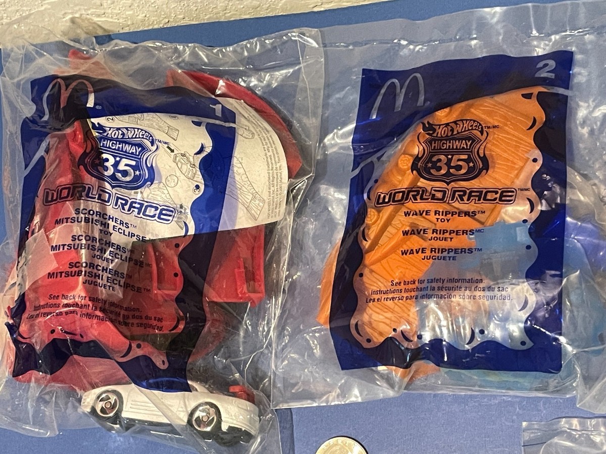 Hot Wheels Highway 35 World Race 2003 McDonald's Happy Meal Toys