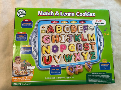 LeapFrog Match and Learn Cookies New In Box Alphabet learning