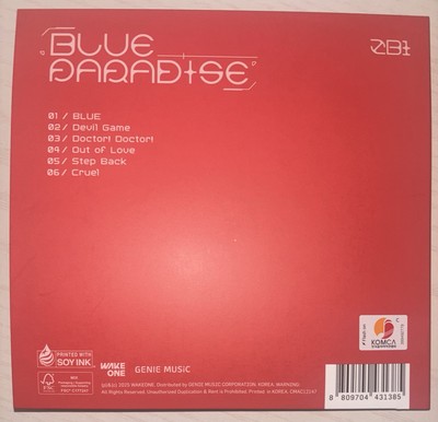 ZEROBASEONE [BLUE PARADISE] Zhang Hao Autographed Signed Album | eBay