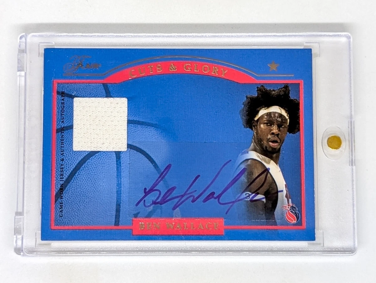 Ben Wallace Basketball Autographed Sports Trading Cards