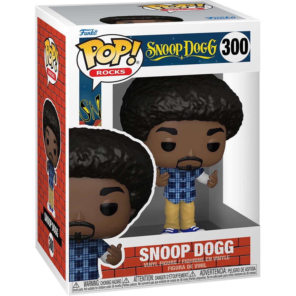 FUNKO Pop! • SNOOP DOGG -Afro- #300 • Hip Hop/Rap Icon w/Pro
