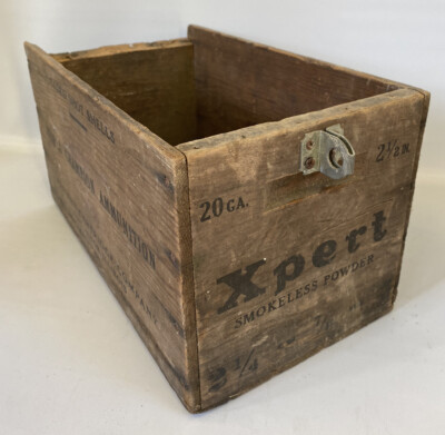 Xpert Smokeless Powder World Champion Ammunition Wooden Crate Box