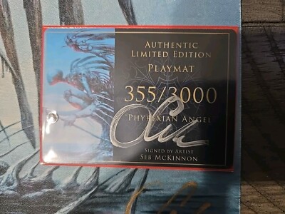 phyrexian angel プレイマット Seb McKinnon カード付 Phyrexian Angel