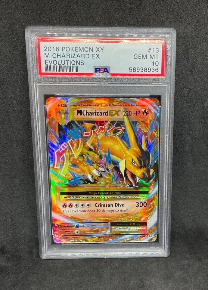 Pokemon XY Evolutions M Charizard EX 13/108 Ultra Rare Mega Holo