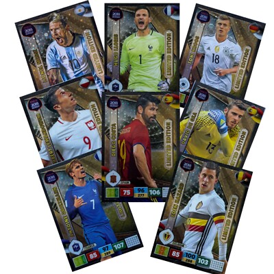 Panini Adrenalyn XL Road to Russia 2018 Limited Edition Cards