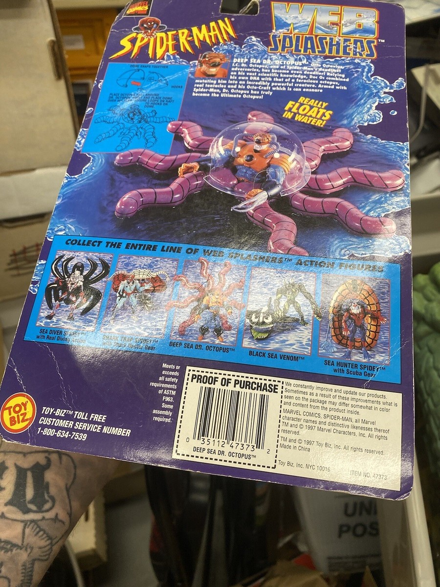 SPIDER-MAN WEB SPLASHERS DEEP SEA DR OCTOPUS DOC OCK TOYBIZ NEW