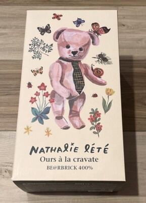 Be@rbrick Nathalie Lete Ours a la cravate 400% - Bearbrick | eBay