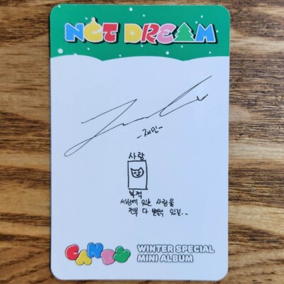 Jaemin Official Photocard NCT Dream Winter Special Album Candy