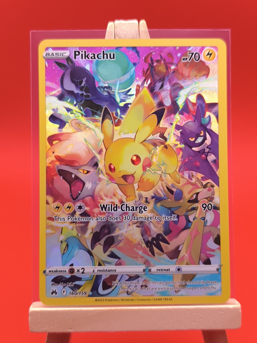 Pikachu 160/159 Crown Zenith Full Art Secret Rare Pokemon Card