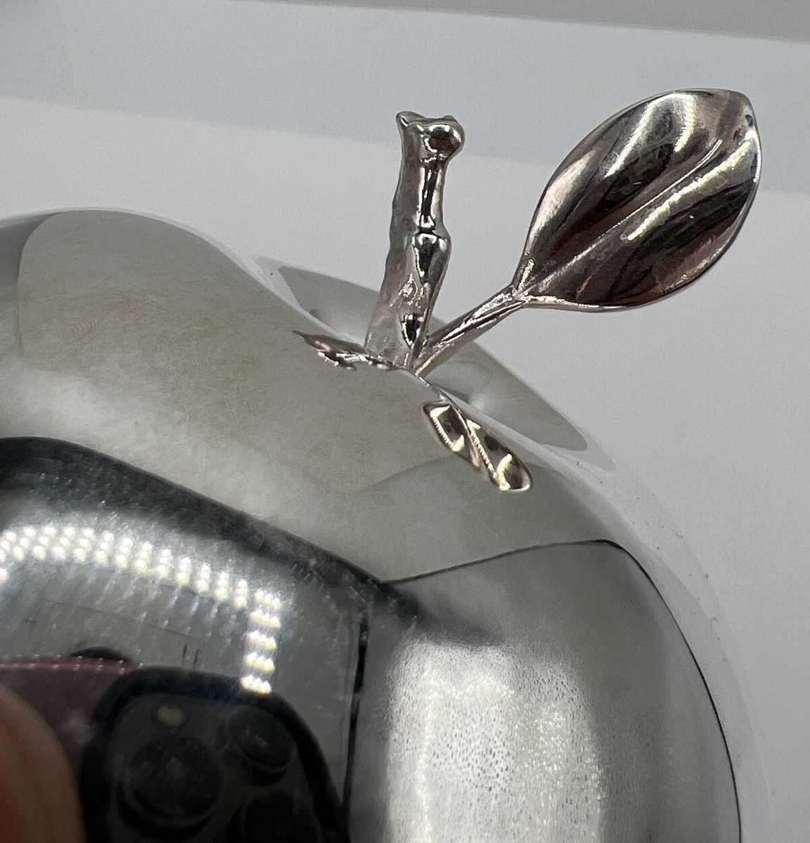 Authentic Tiffany & Co. Crystal Apple Box Sterling Silver Everyday