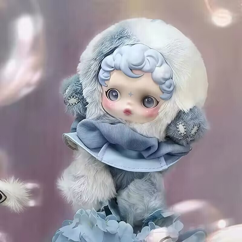 Authentic SKULLPANDA L' impressionnisme Plush Series - (Dew