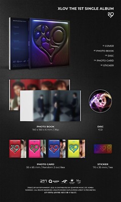 XLOV [I'MMA BE] 1st Single Album CD+Photo Book+2 Card+Sticker K