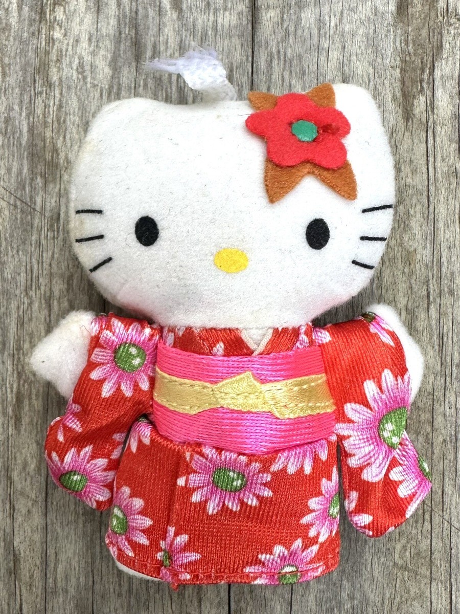 Vintage 2000 McDonald Happy Meal HELLO KITTY KIMONO Soft Toy