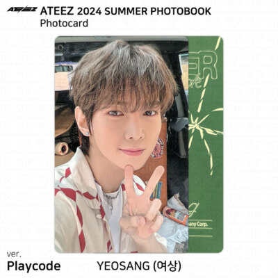 ATEEZ 2024 SUMMER PHOTOBOOK Photocard Postcard Slide Film Poster