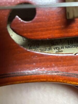 Violin Suzuki No. 220 1/10 Made in 1992 Japan | eBay