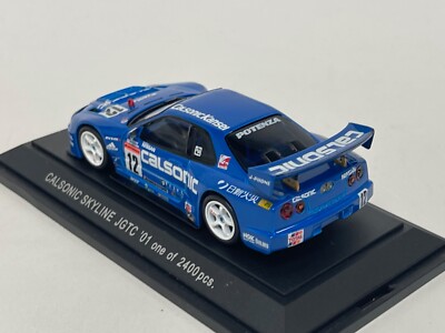 1/43 Ebbro Calsonic Nissan GT-R R34 JGTC 2001 car #12 #195 CS1090
