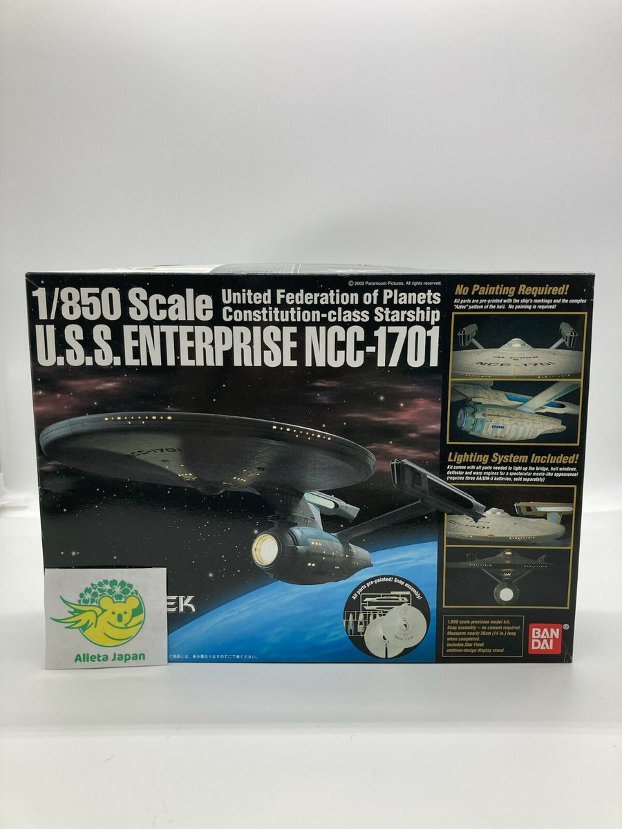 Star Trek 1/850 U.S.S. ENTERPRISE NCC-1701 Plastic Model Kit