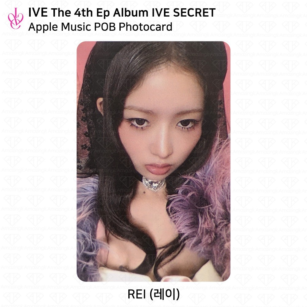 IVE 4th EP Album IVE SECRET Applemusic POB Photocard WONYOUNG REI