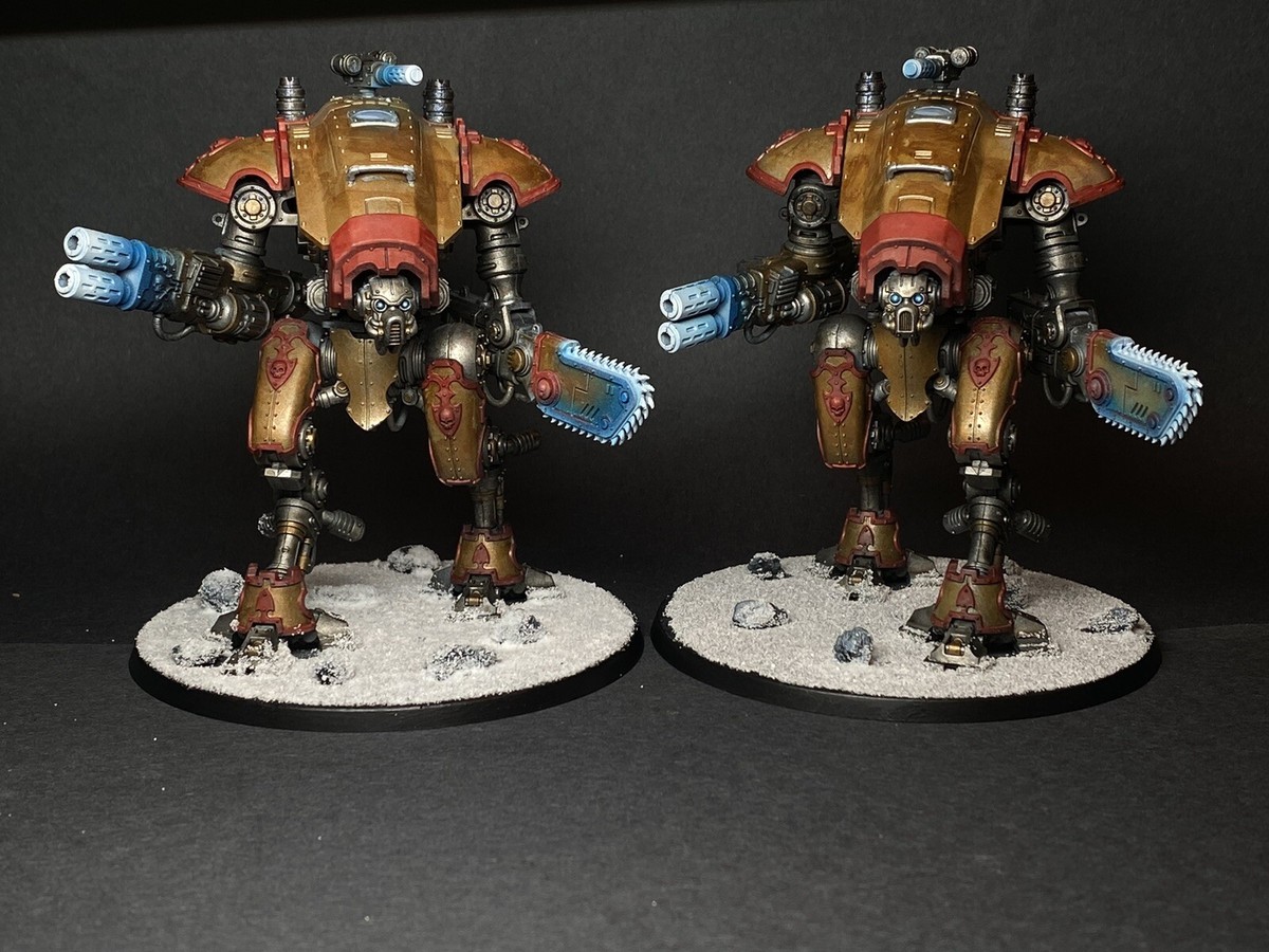 Warhammer 40k Imperial Knights Armiger Warglaives Paint Commission