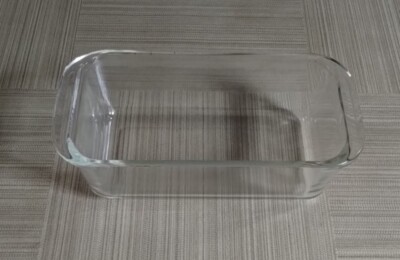 Pyrex 213 Clear Glass Loaf Pan Bread Baking Dish 1.5 Qt 8.5