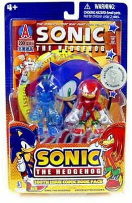 Sonic The Hedgehog Collector Edition Comic & Knuckles & Sonic New