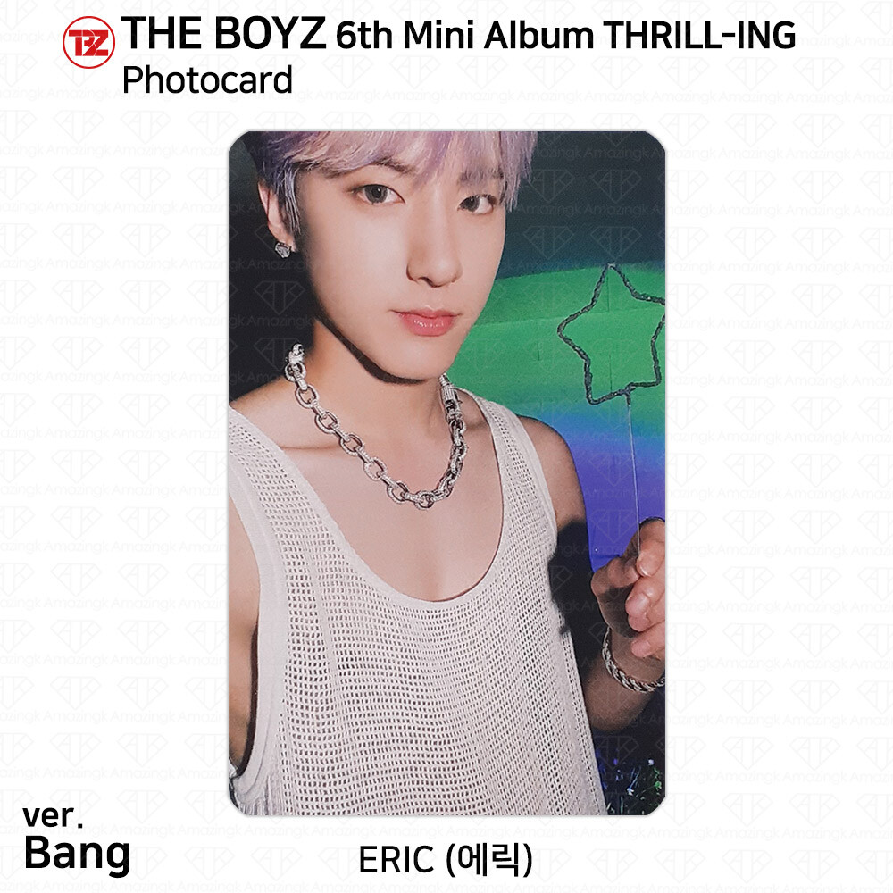 The Boyz 6th Mini Album Thrill-ing Official Photocard Postcard