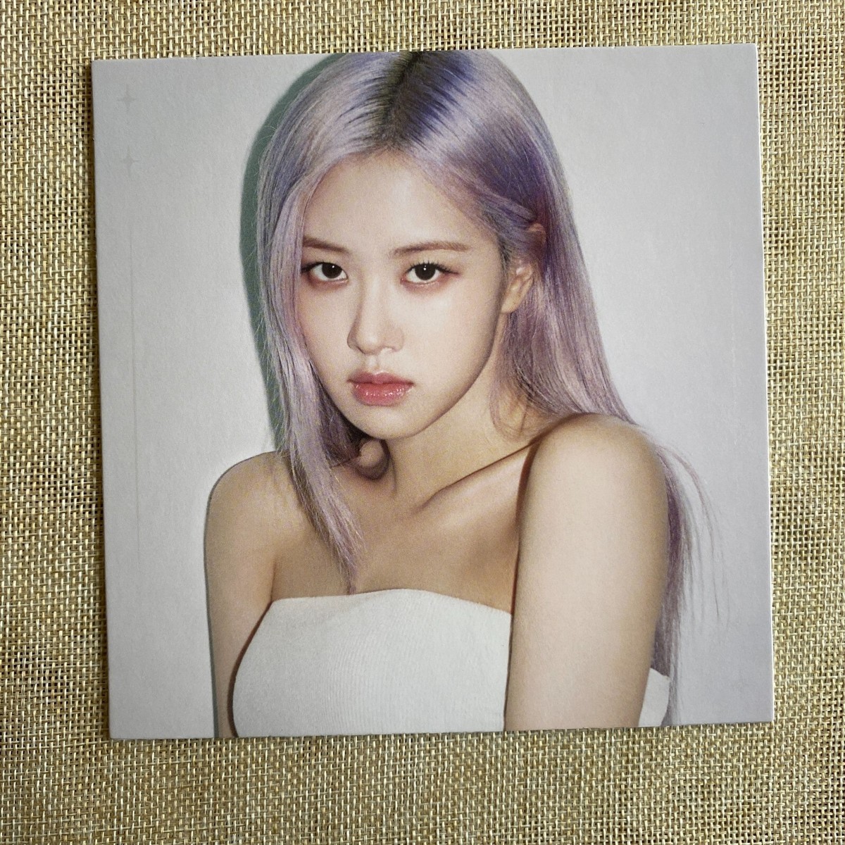 BLACKPINK ROSE [THE ALBUM] Official Square Photocard Postcard