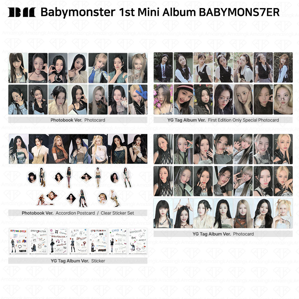 BABYMONSTER 1st Mini Album BABYMONS7ER Official Photocard Ahyeon