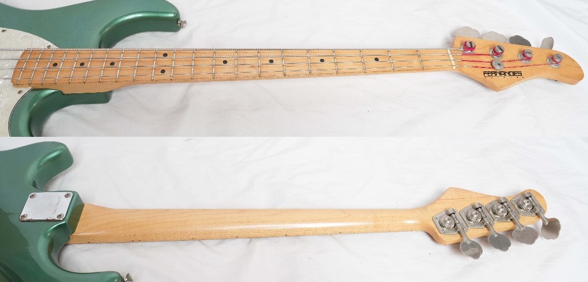 Electric Bass Guitar Fernandes FSB-65 ATLAS 4X Turquoise Metallic