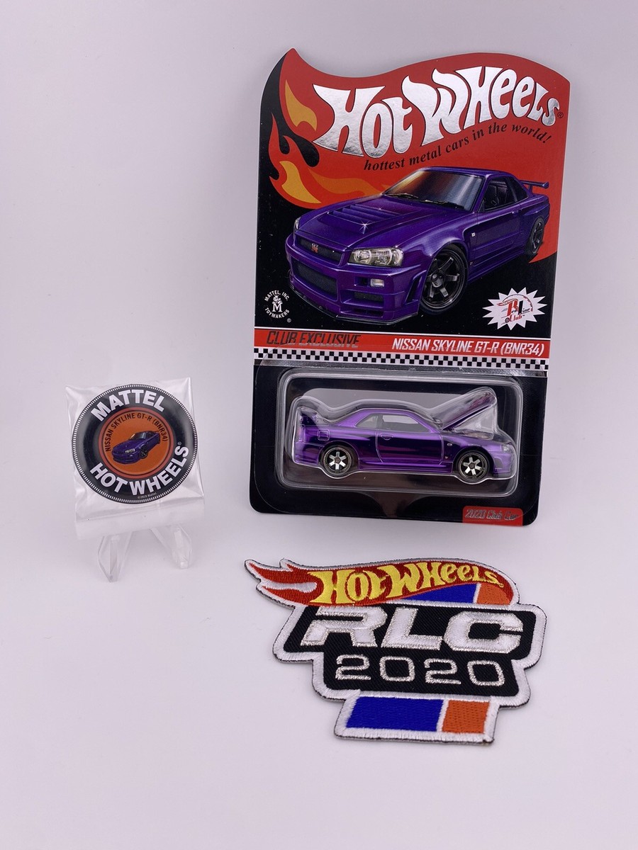 Nissan Skyline GT-R (BNR34) - Purple - Hot Wheels - RLC