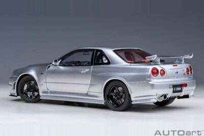 AUTOart NISSAN SKYLINE GT-R R34 Z-TUNE 1 /18 Z-TUNE SILVER 77461