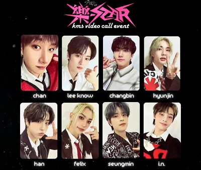 STRAY KIDS ROCK STAR 樂 STAR KMS KMSTATION VC VIDEOCALL EVENT