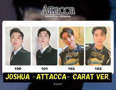 JOSHUA SEVENTEEN - Attacca - CARAT ver. Official Photo card SVT