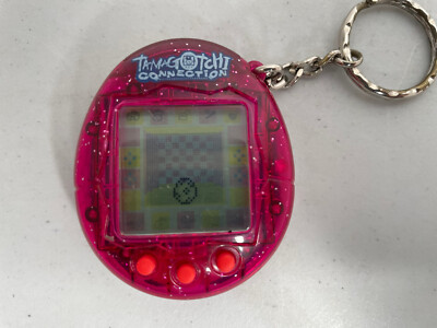 Tamagotchi Connection V1 2004 Transparent Pink | eBay