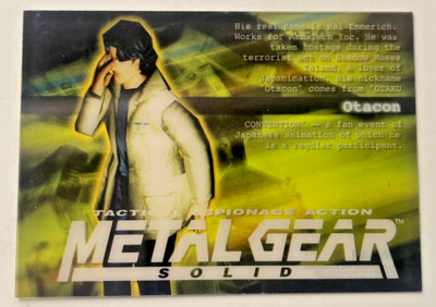 Metal Gear Solid #75 - Otacon Konami Tradind Card 1998 CC-HE-0562