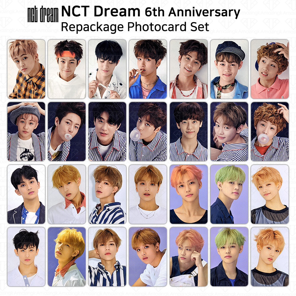 NCT Dream 6th Anniversary Repackage Photocard Set SMTown Official