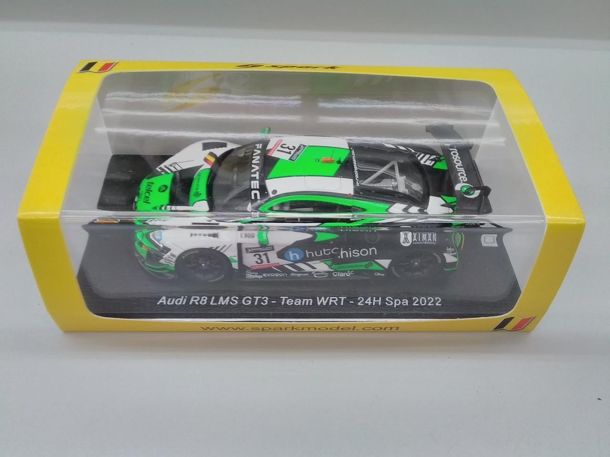 Spark Audi R8 Lms Gt3 24H Spa 2022 Car Train Minicar | eBay