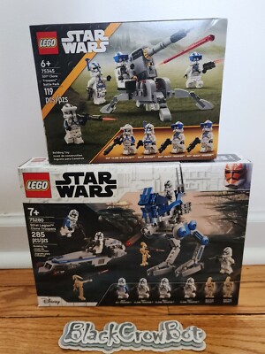 LEGO STAR WARS 75280 & 75345 CLONE WARS 501ST CLONE TROOPERS MISB