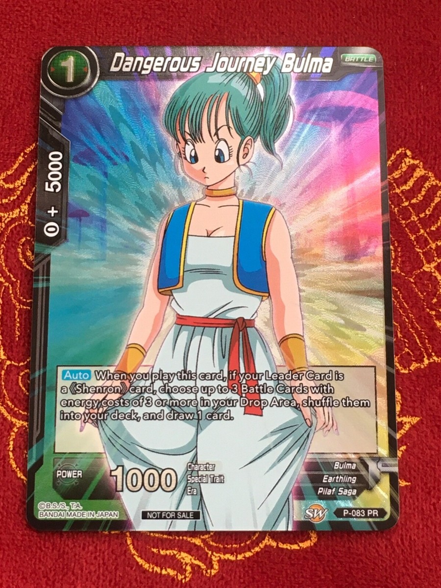 Dragon Ball Super Card Game Dangerous Journey Bulma Foil Promo P