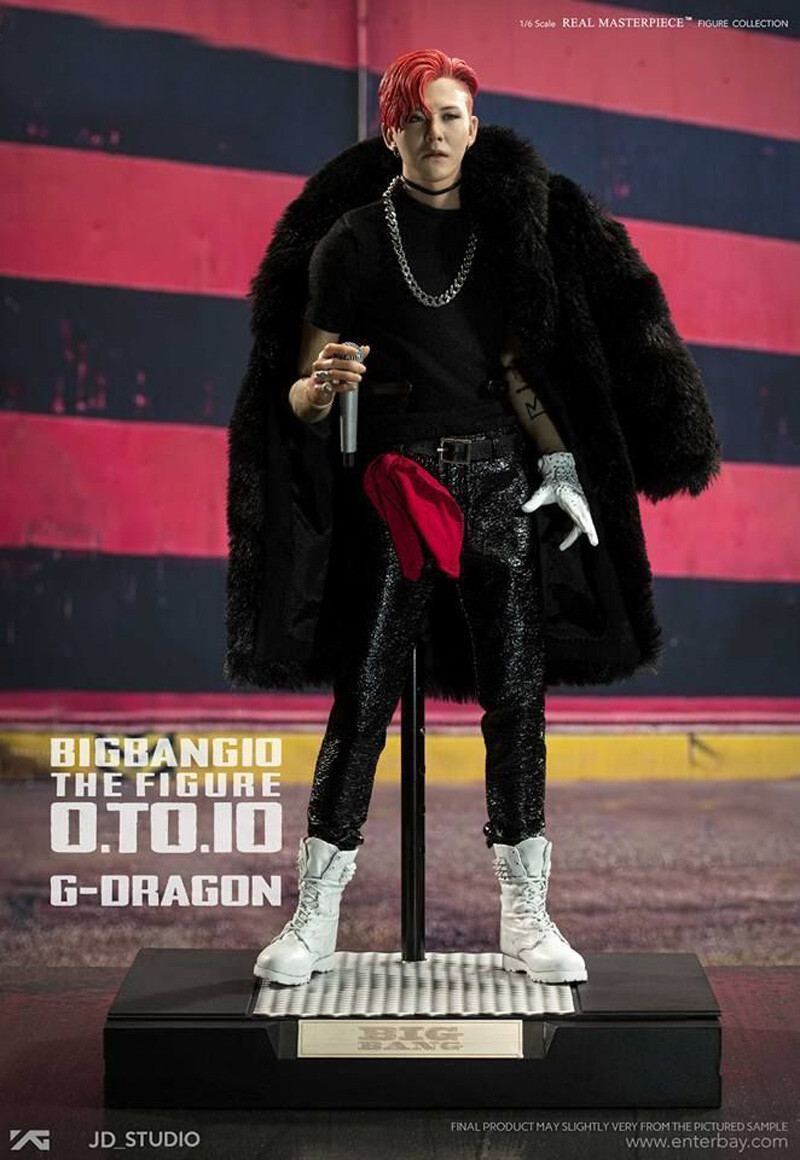 Enterbay BIG BANG G-DRAGON Real Masterpiece 1/6 Action Figures 10