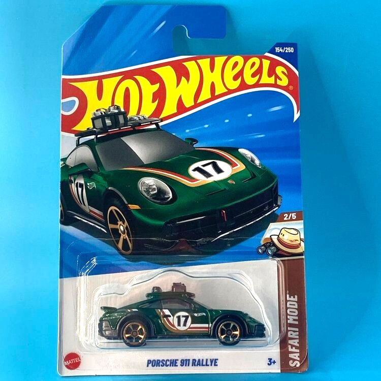 HOT WHEELS 2025 PORSCHE 911 RALLYE DARK GREEN 154/250 HYW87 SAFARI