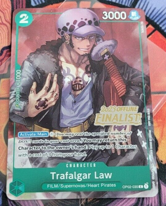 Trafalgar Law Offline Regional 2023 Finalist OP02-035 One Piece