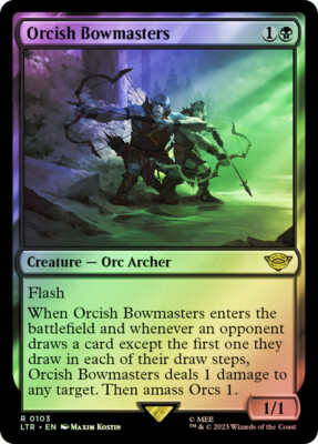 MTG FOIL Orcish Bowmasters - The Lord of the Rings #103 | eBay